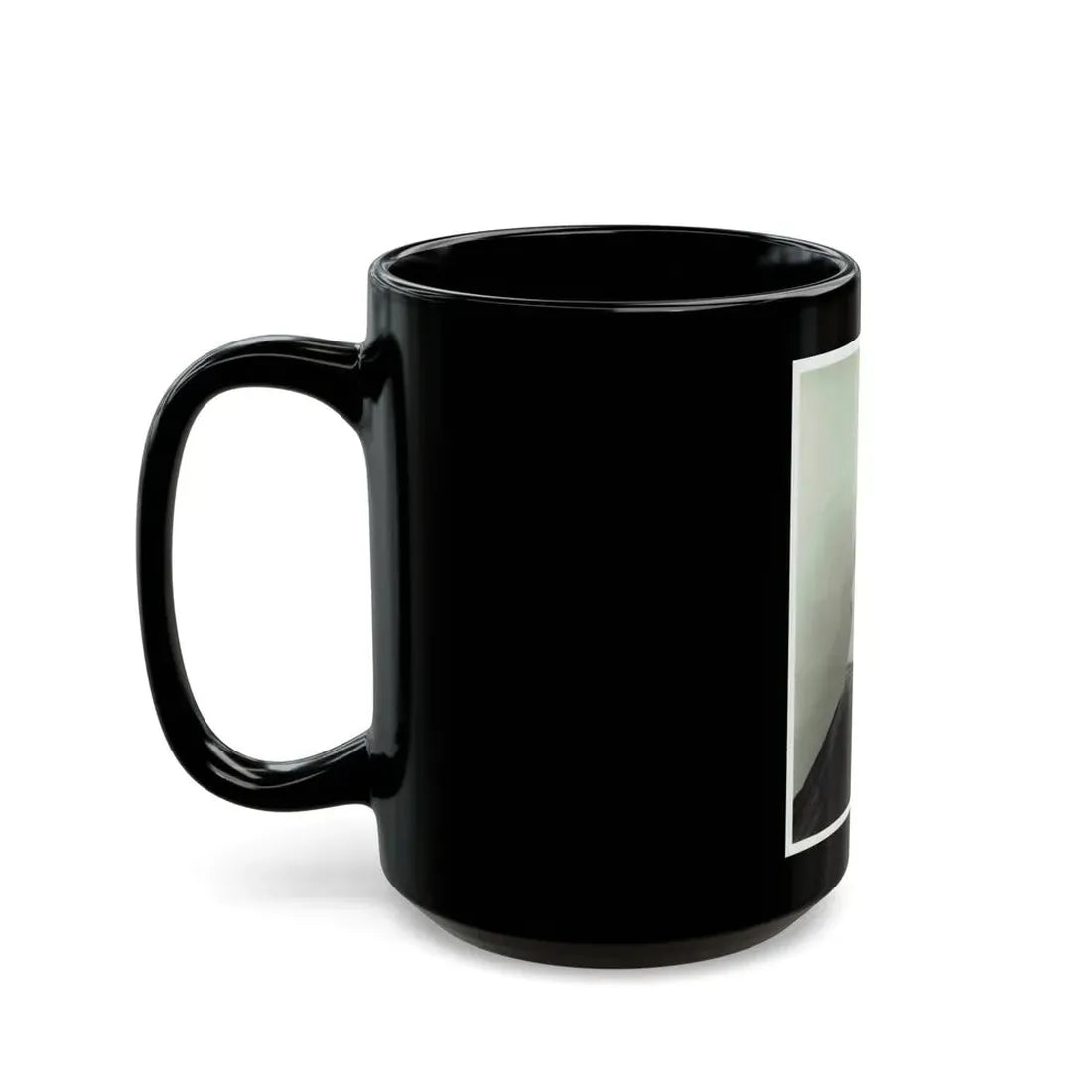 Lori Nelson #207 - B&W Glamour Dress Photo (Vintage Female Icon) Black Coffee Mug - Go Mug Yourself