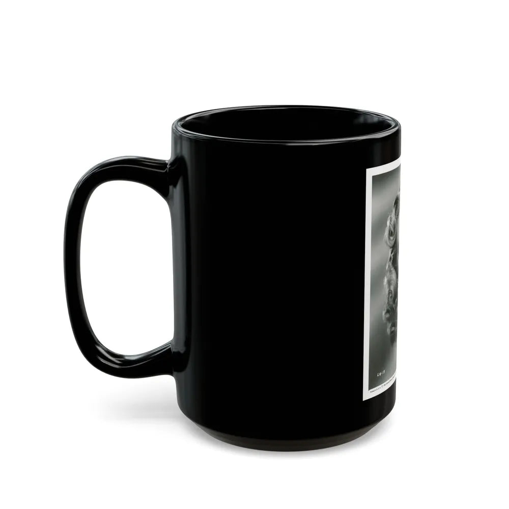Lori Nelson #209 (Vintage Female Icon) Black Coffee Mug-Go Mug Yourself