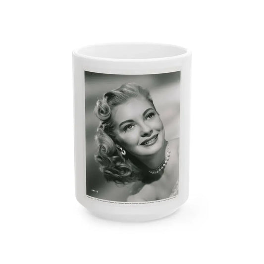 Lori Nelson #209 (Vintage Female Icon) White Coffee Mug 15oz - Go Mug Yourself