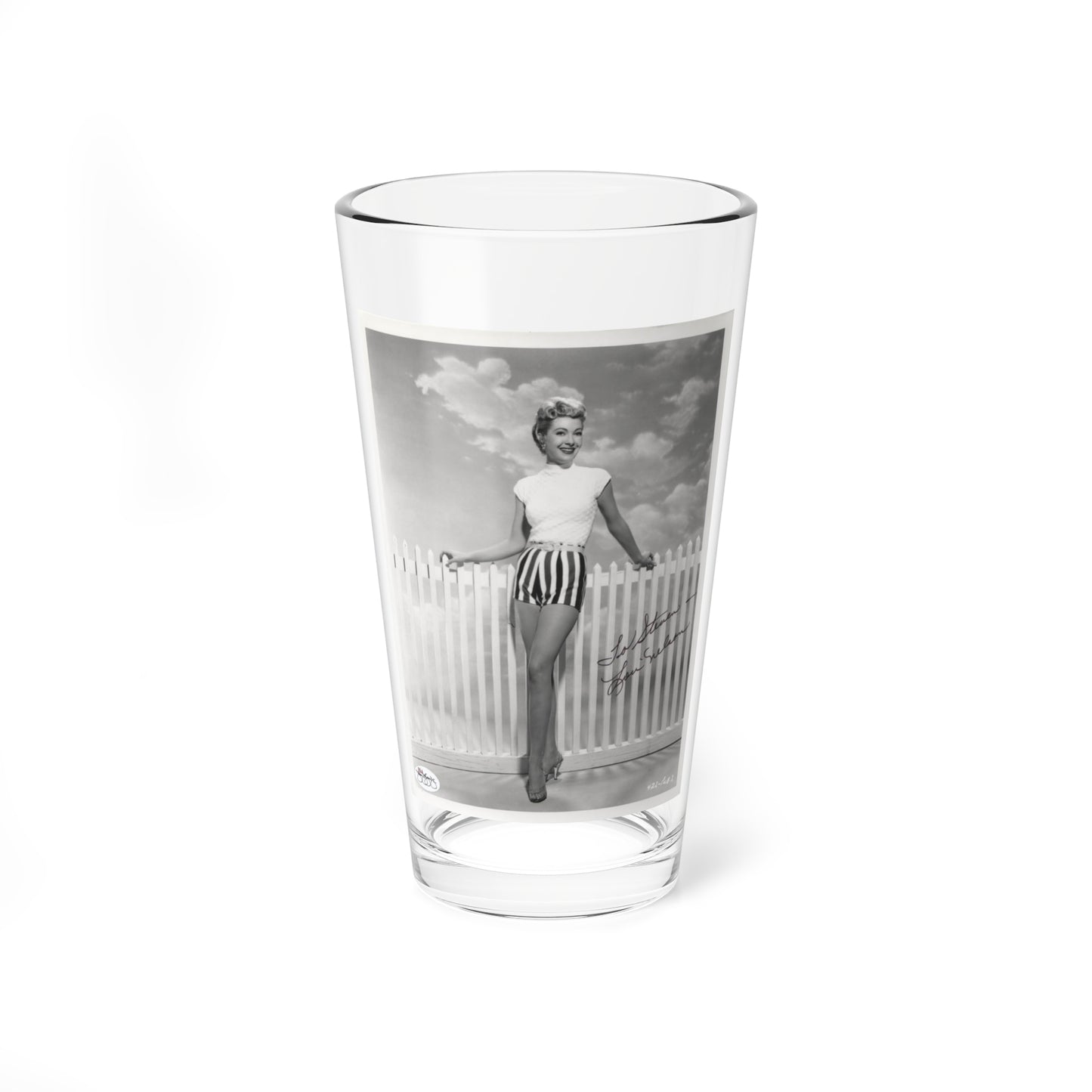 Lori Nelson #214 (Vintage Female Icon) Pint Glass 16oz-16oz-Go Mug Yourself