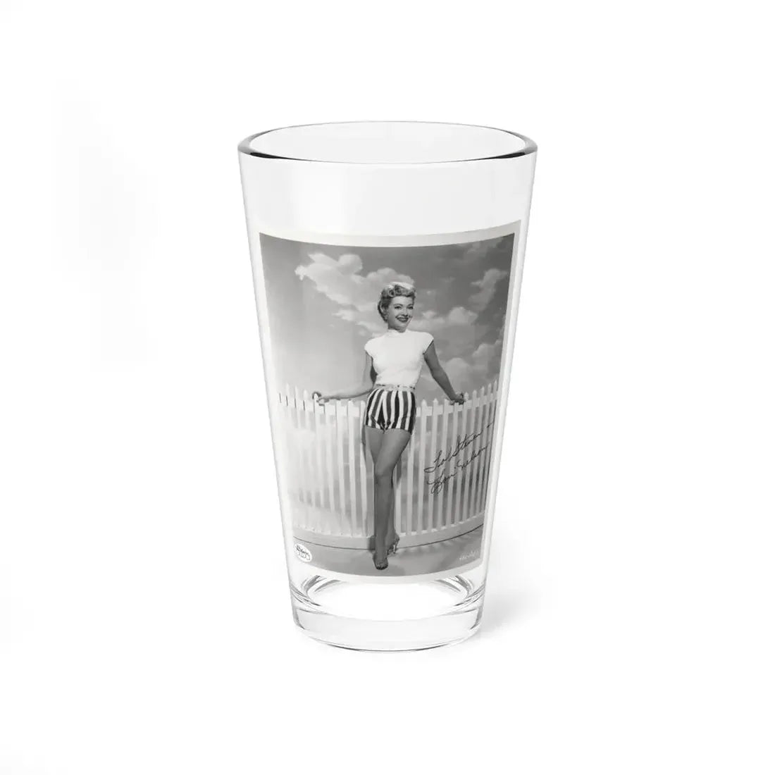 Lori Nelson #214 (Vintage Female Icon) Pint Glass 16oz 16oz - Go Mug Yourself