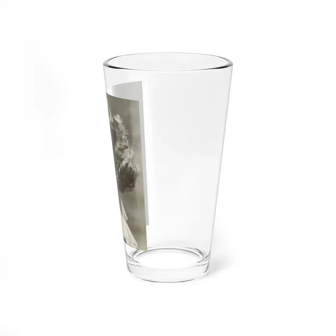 Lori Nelson #222 - Vintage B&W 8x10.5 Photo Glamour Head & Shoulder Shot Circa 1950's (Vintage Female Icon) Pint Glass 16oz - Go Mug Yourself