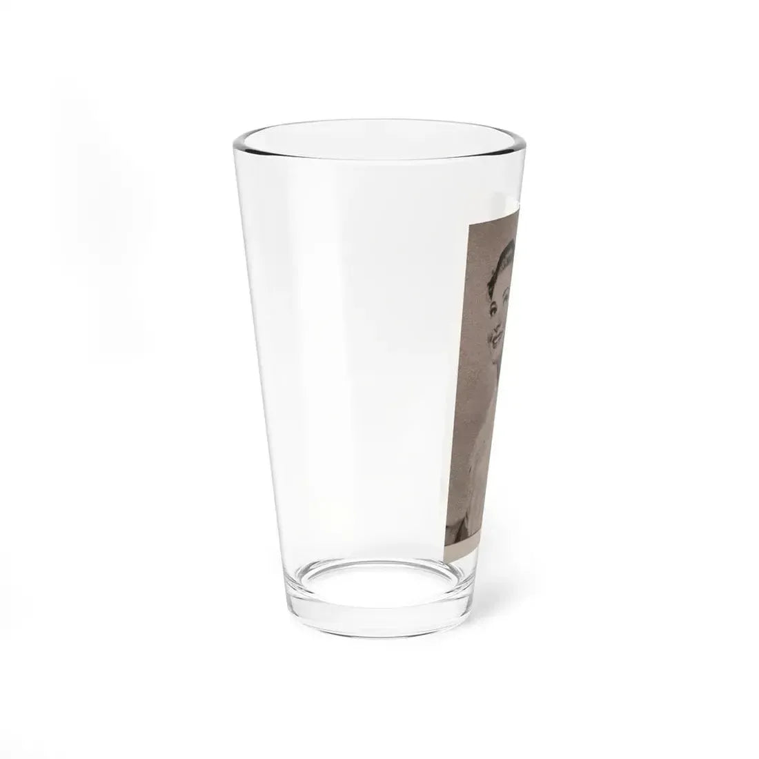 Lori Nelson #225 - Vintage B&W 3x4 Glamour Head & Shoulder Shot Circa 1950's Clipping (Vintage Female Icon) Pint Glass 16oz - Go Mug Yourself