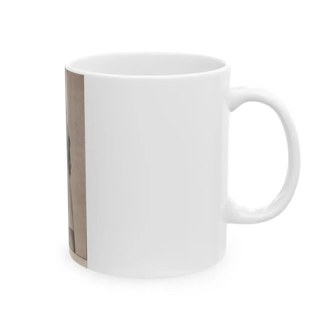 Lori Nelson #225 - Vintage B&W 3x4 Glamour Head & Shoulder Shot Circa 1950's Clipping (Vintage Female Icon) White Coffee Mug - Go Mug Yourself