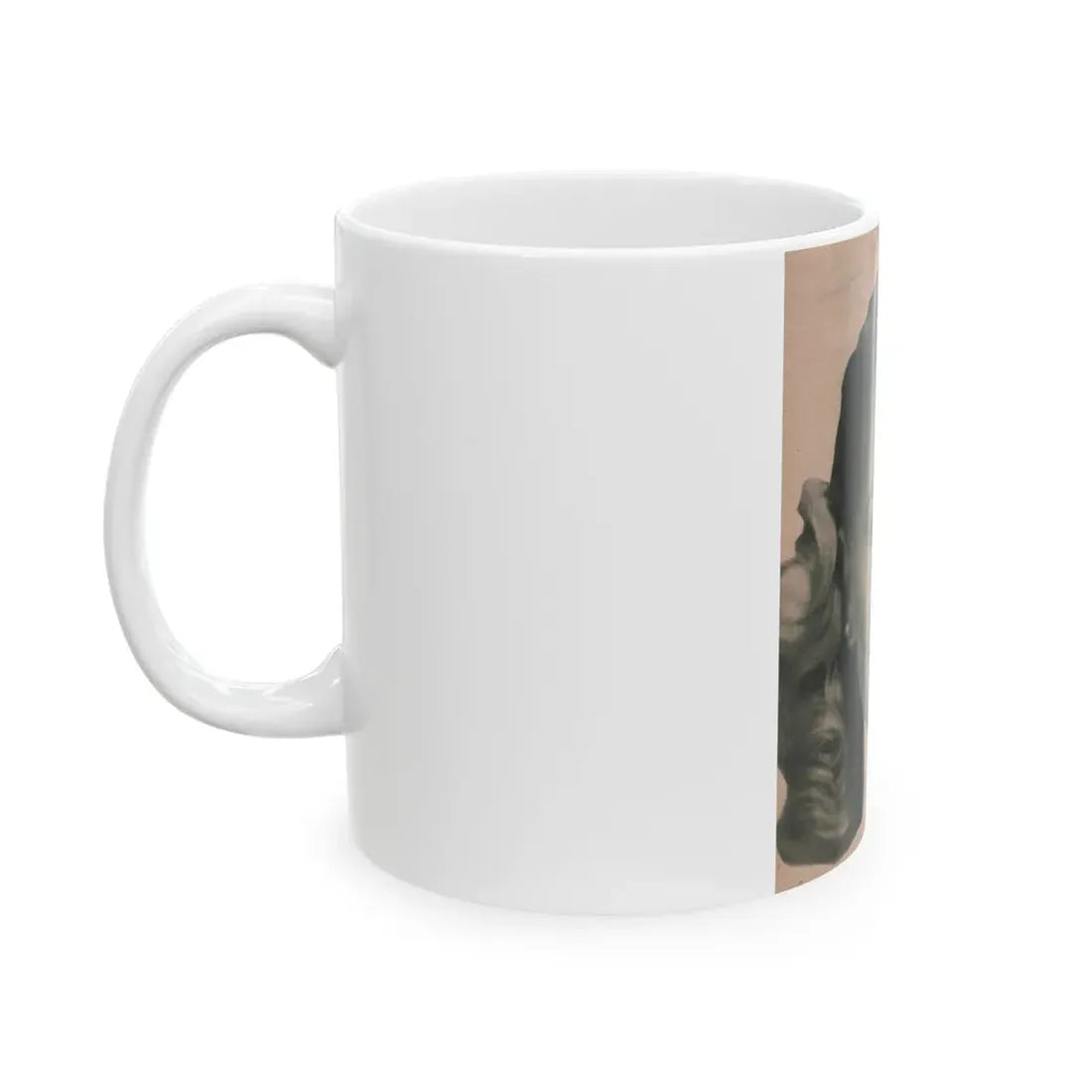 Lori Nelson #226 - Vintage B&W 3.75x5 Head Shot Circa 1950's (Vintage Female Icon) White Coffee Mug - Go Mug Yourself