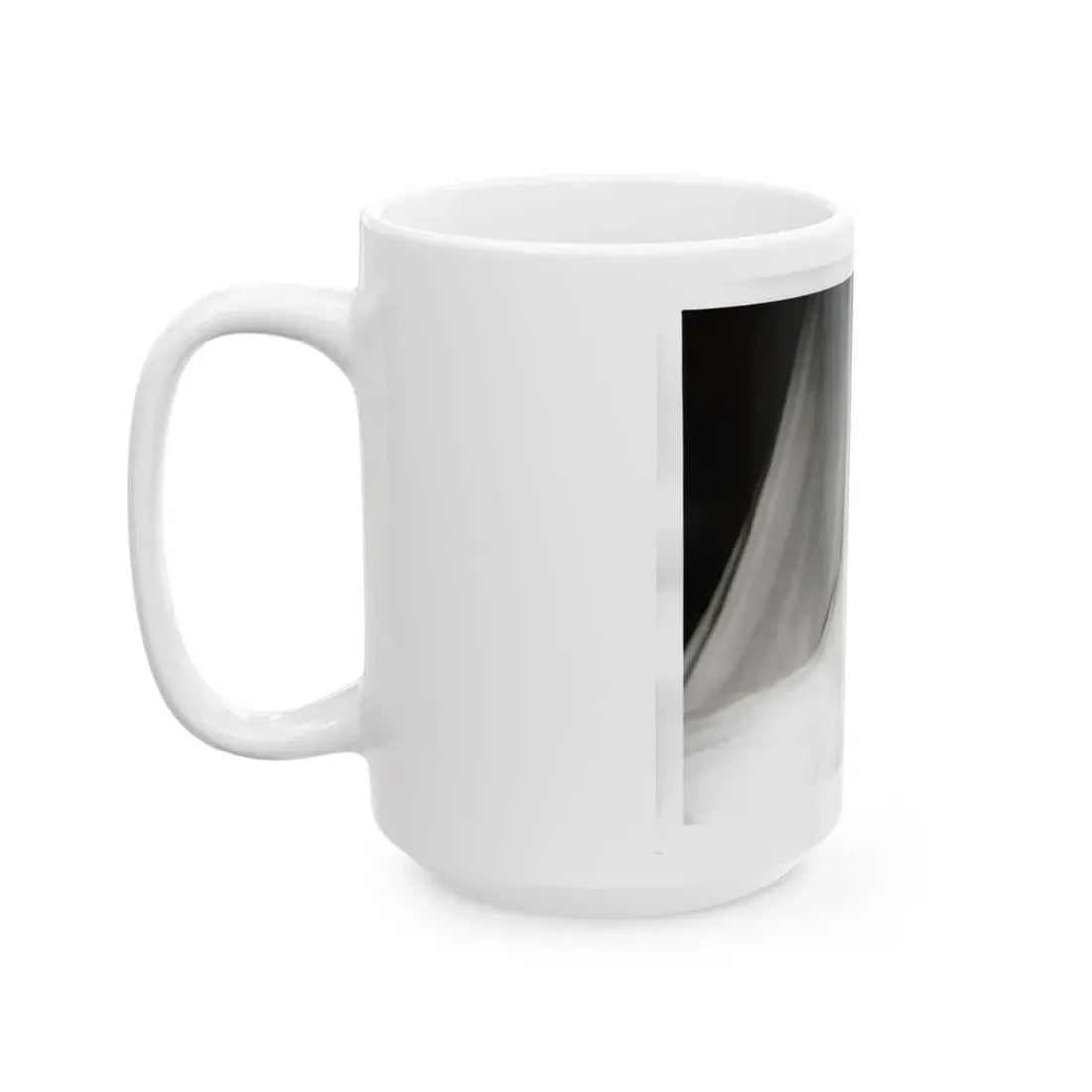 Lori Nelson #230 - Negative Struck 80's or 90's Re-Print 8x10 1950's B&W of Upper Body Glamour Photo (Vintage Female Icon) White Coffee Mug - Go Mug Yourself
