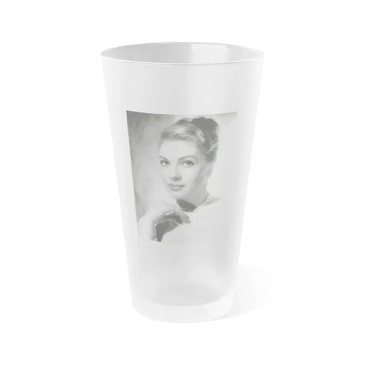 Lori Nelson #234 (Vintage Female Icon) Frosted Pint Glass 16oz 16oz Frosted - Go Mug Yourself