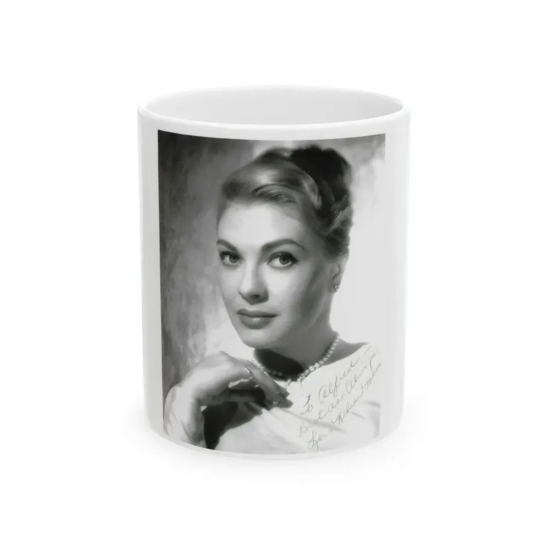 Lori Nelson #234 (Vintage Female Icon) White Coffee Mug 11oz - Go Mug Yourself