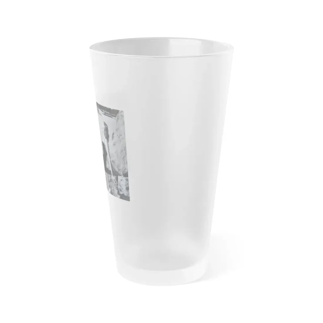 Lori Nelson #236 - 8x10 1-Piece Swimsuit B&W Cheesecake Vintage Pin-Up Photo from 7-11-1952 2 (Vintage Female Icon) Frosted Pint Glass 16oz - Go Mug Yourself