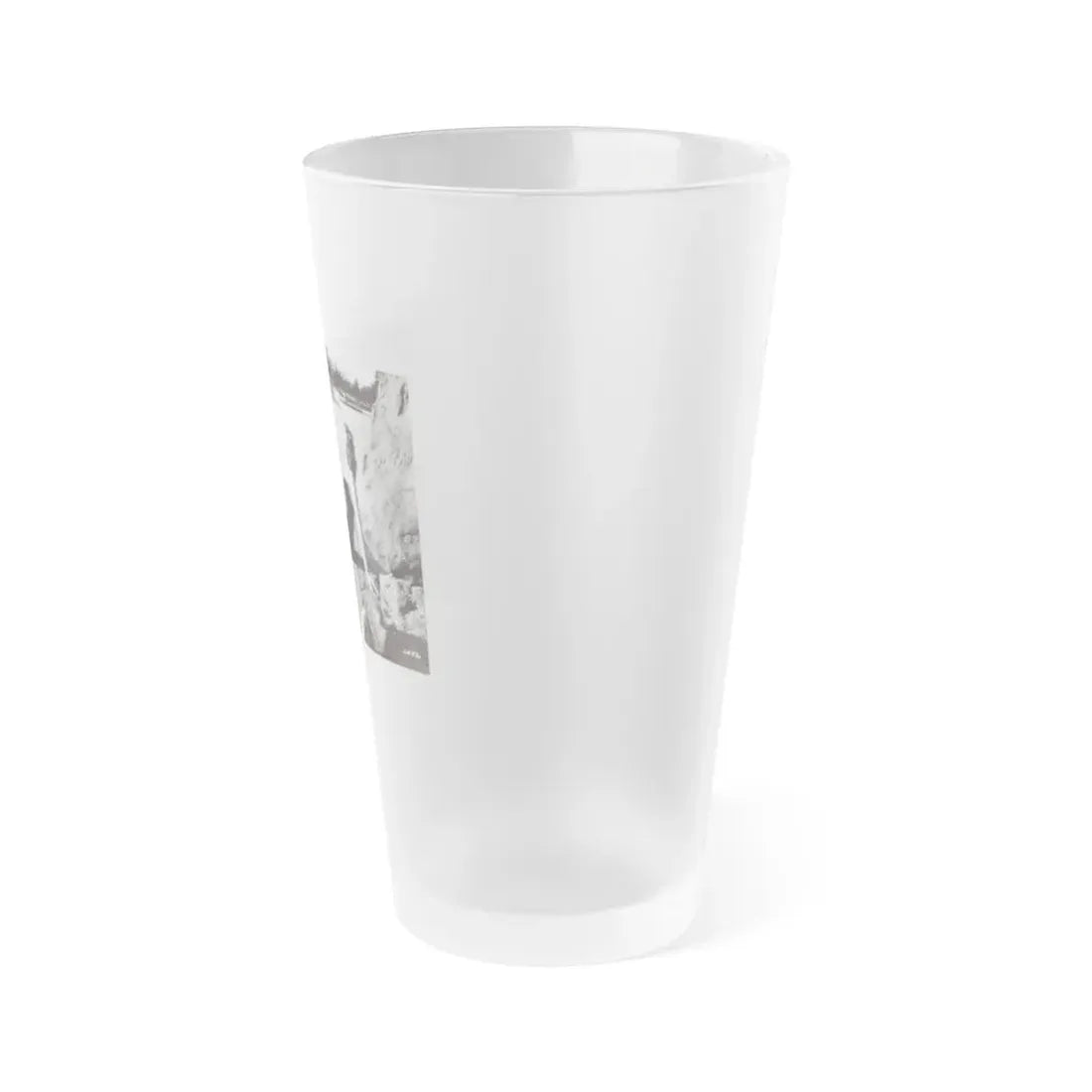 Lori Nelson #236 - 8x10 1-Piece Swimsuit B&W Cheesecake Vintage Pin-Up Photo from 7-11-1952 3 (Vintage Female Icon) Frosted Pint Glass 16oz - Go Mug Yourself