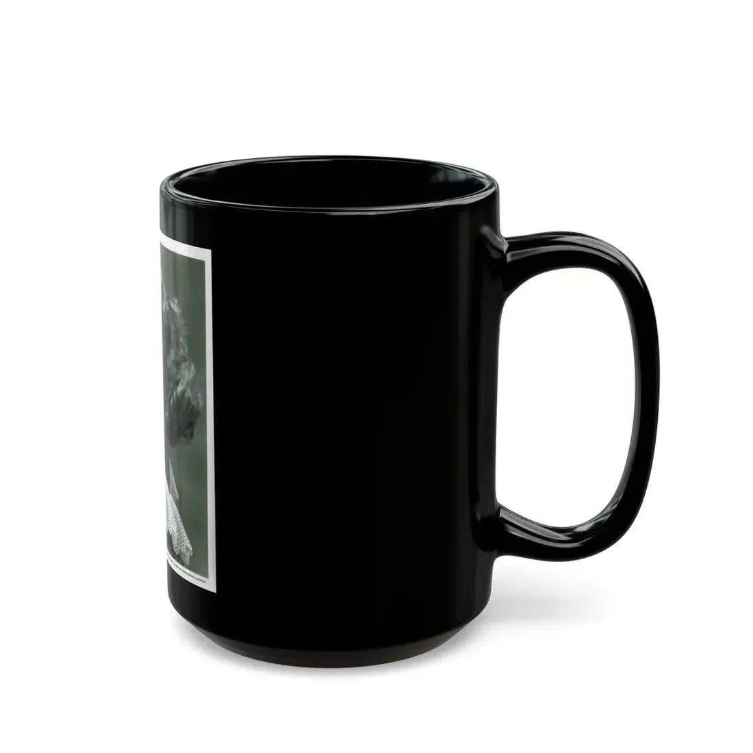 Lori Nelson #32 (Vintage Female Icon) Black Coffee Mug - Go Mug Yourself