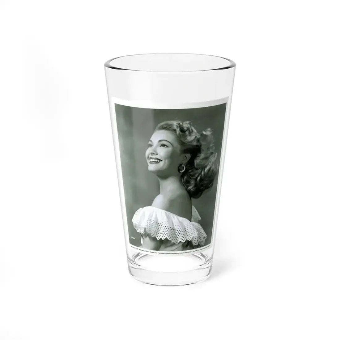 Lori Nelson #32 (Vintage Female Icon) Pint Glass 16oz 16oz - Go Mug Yourself