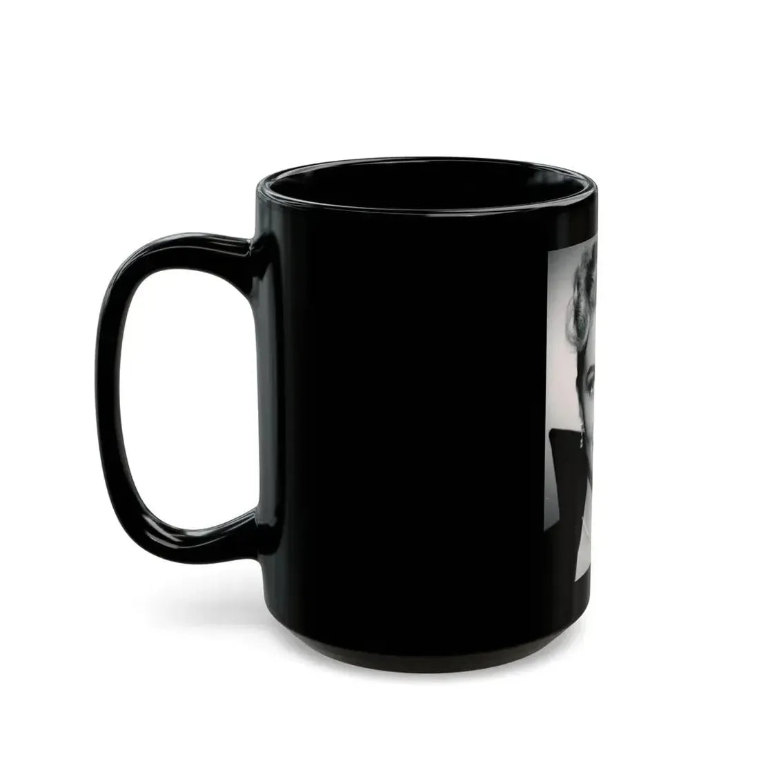 Lori Nelson #39 1 (Vintage Female Icon) Black Coffee Mug - Go Mug Yourself