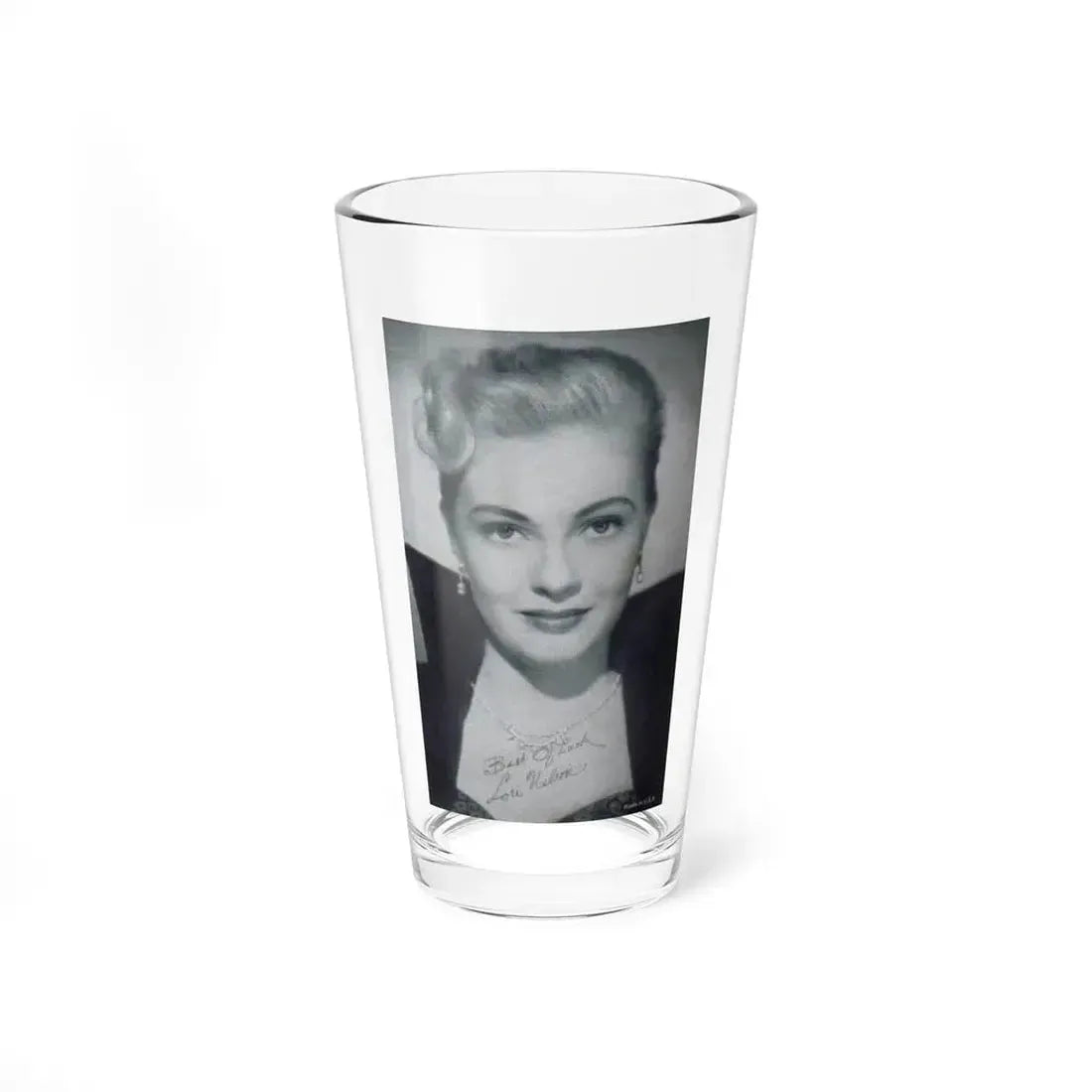 Lori Nelson #39 (Vintage Female Icon) Pint Glass 16oz 16oz - Go Mug Yourself