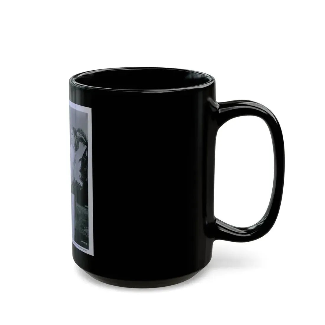Lori Nelson #45 1 (Vintage Female Icon) Black Coffee Mug - Go Mug Yourself
