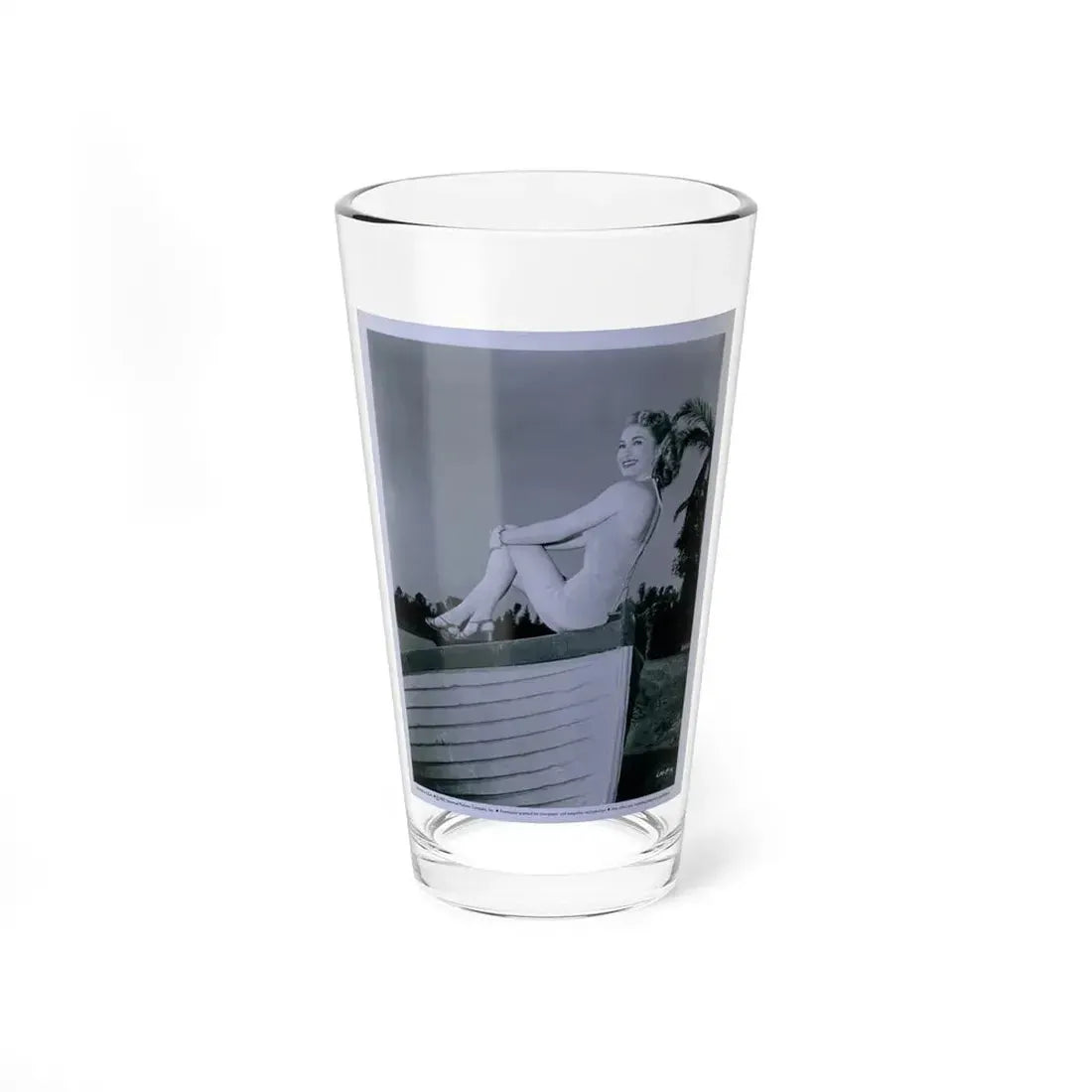 Lori Nelson #45 1 (Vintage Female Icon) Pint Glass 16oz 16oz - Go Mug Yourself