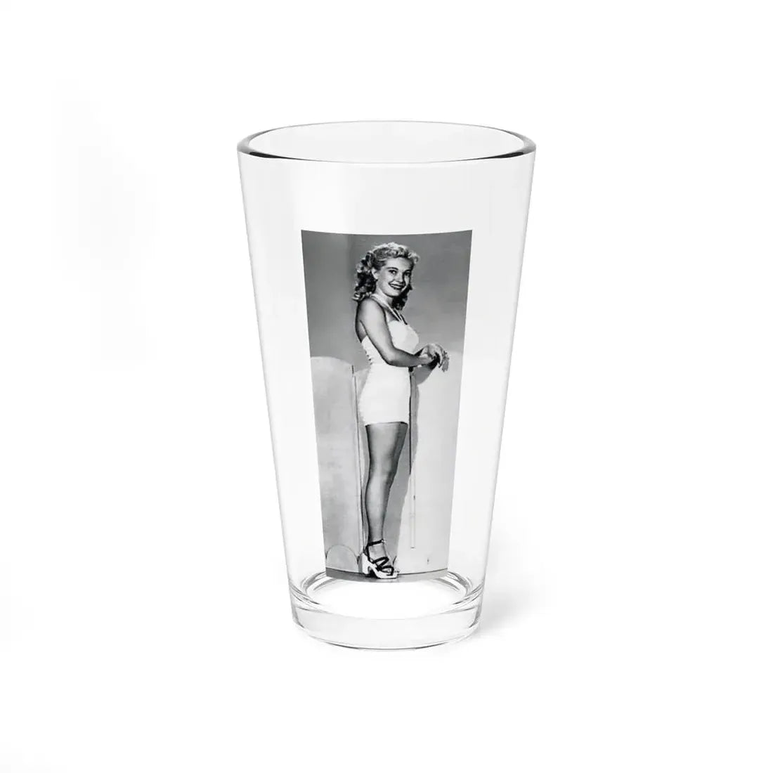 Lori Nelson #49 - Printed & Scanned (Vintage Female Icon) Pint Glass 16oz 16oz - Go Mug Yourself