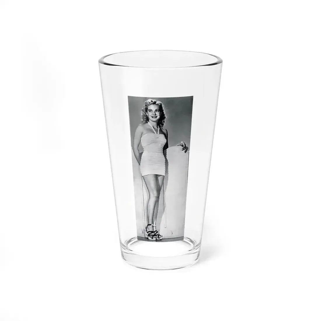 Lori Nelson #50 - Printed & Scanned (Vintage Female Icon) Pint Glass 16oz 16oz - Go Mug Yourself