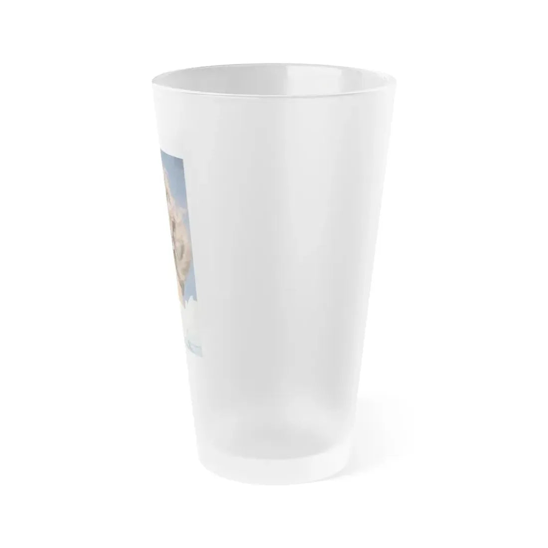 Lori Nelson #51 (Vintage Female Icon) Frosted Pint Glass 16oz - Go Mug Yourself