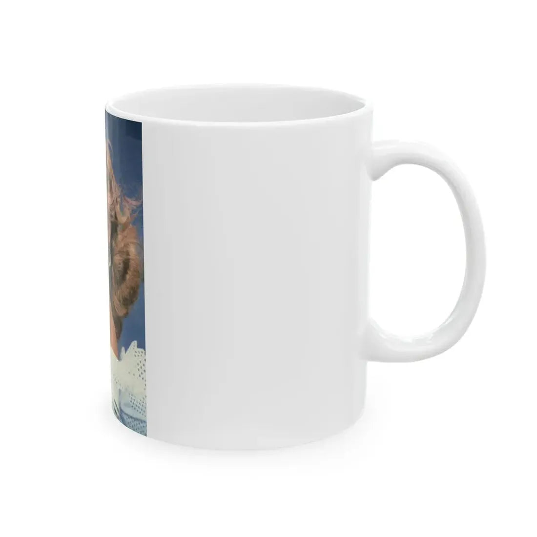 Lori Nelson #51 (Vintage Female Icon) White Coffee Mug - Go Mug Yourself