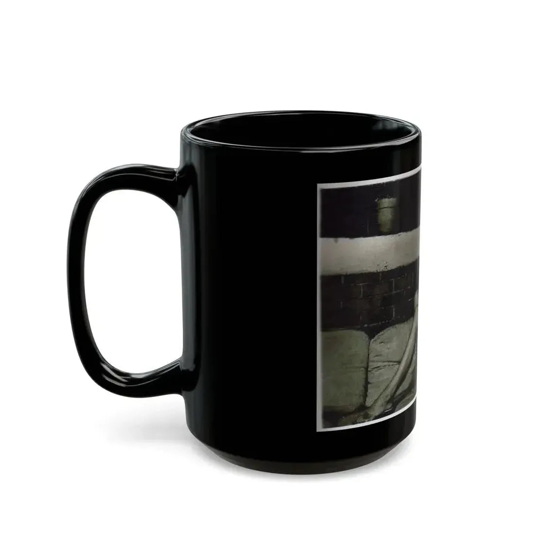 Lori Nelson #54 - Printed & Scanned (Vintage Female Icon) Black Coffee Mug - Go Mug Yourself