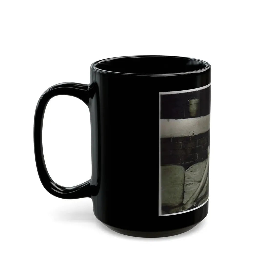 Lori Nelson #54 - Printed & Scanned (Vintage Female Icon) Black Coffee Mug - Go Mug Yourself