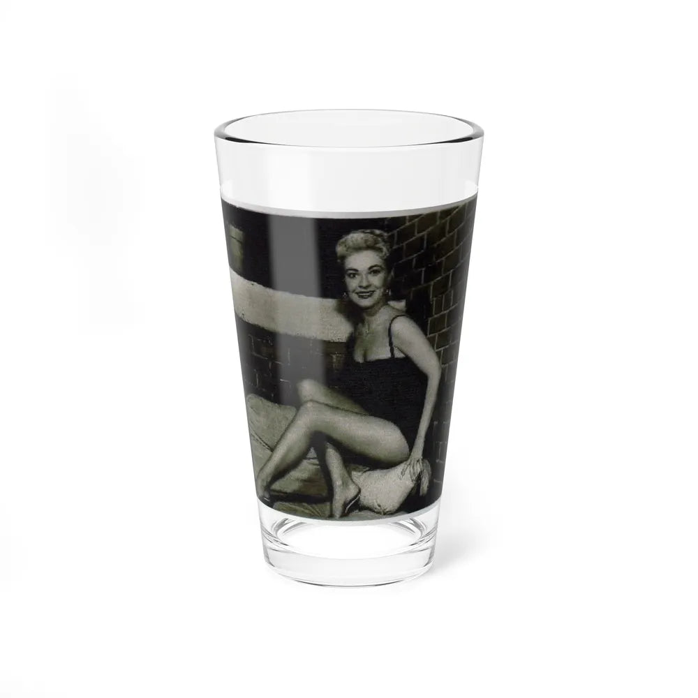 Lori Nelson #54 - Printed & Scanned (Vintage Female Icon) Pint Glass 16oz 16oz - Go Mug Yourself