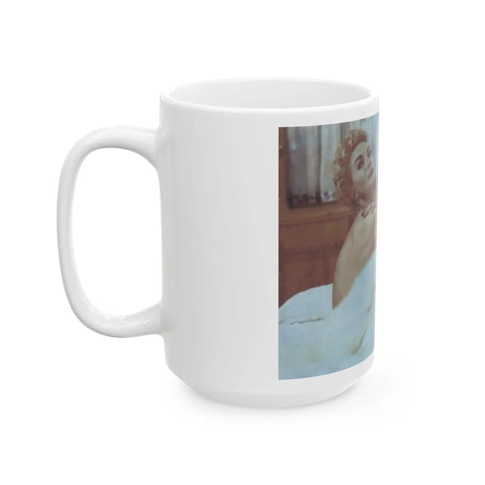 Lori Nelson #57 (Vintage Female Icon) White Coffee Mug-Go Mug Yourself