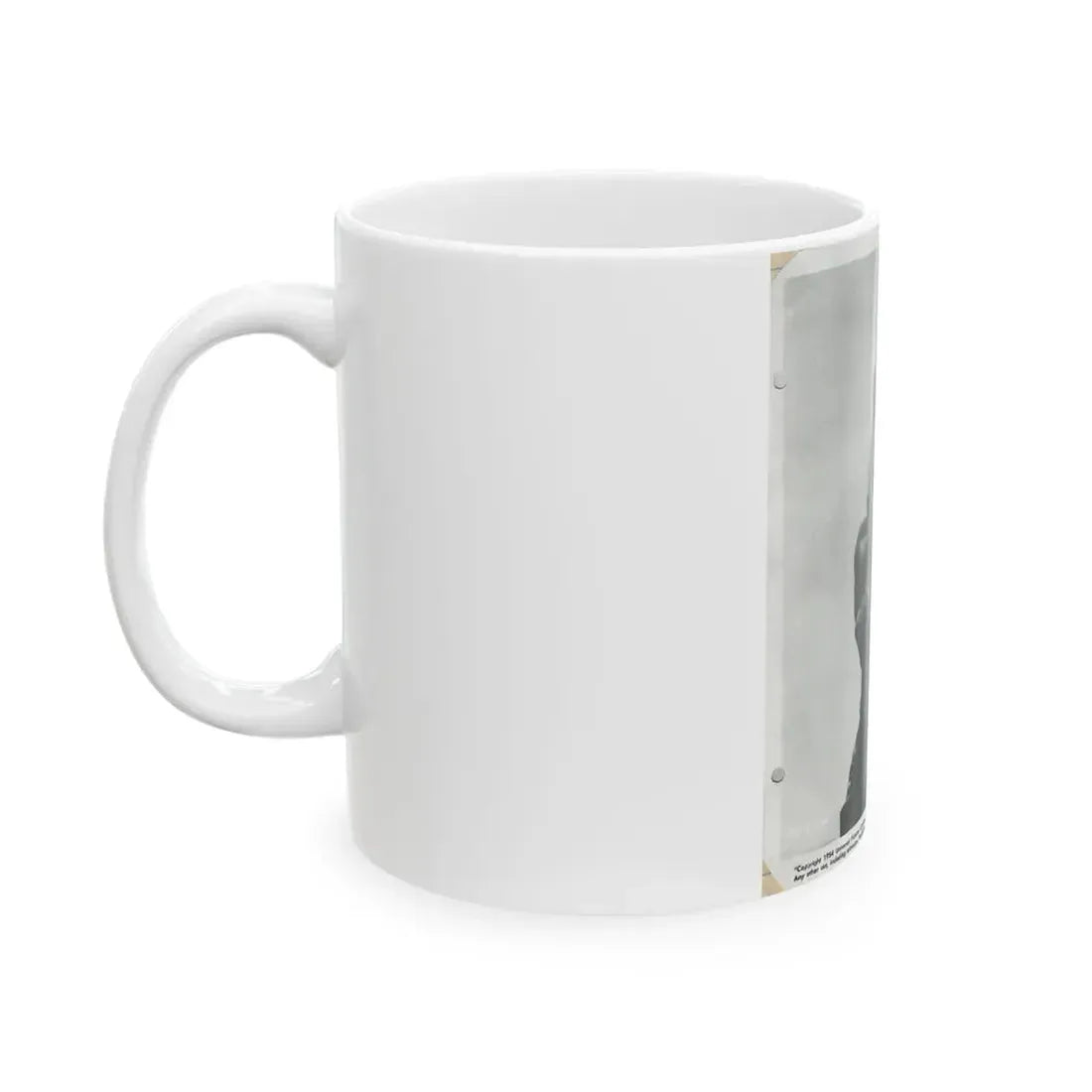 Lori Nelson #58 - Printed & Scanned (Vintage Female Icon) White Coffee Mug - Go Mug Yourself