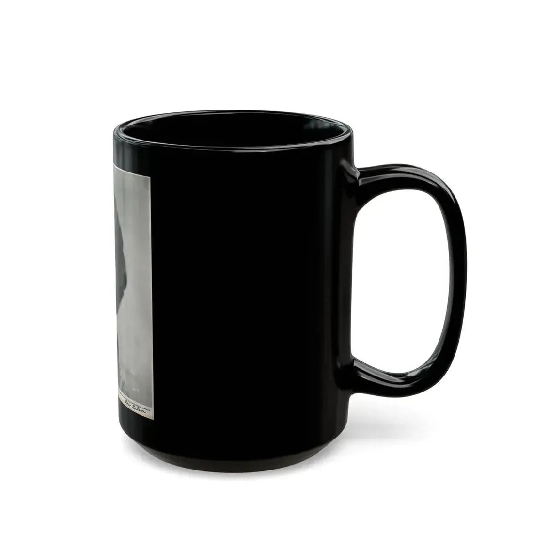 Lori Nelson #59 - Printed & Scanned (Vintage Female Icon) Black Coffee Mug - Go Mug Yourself