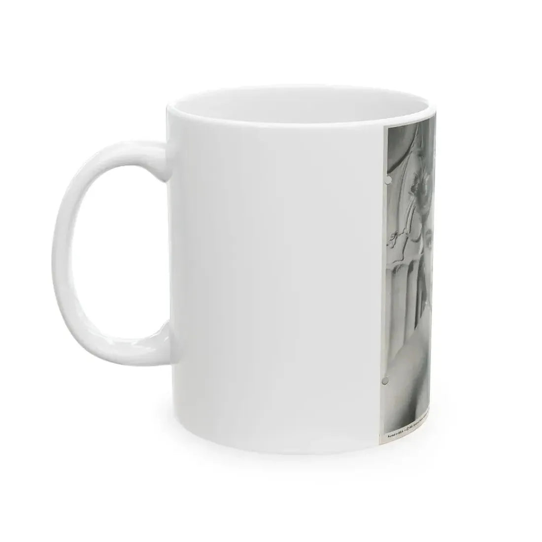 Lori Nelson #59 - Printed & Scanned (Vintage Female Icon) White Coffee Mug - Go Mug Yourself