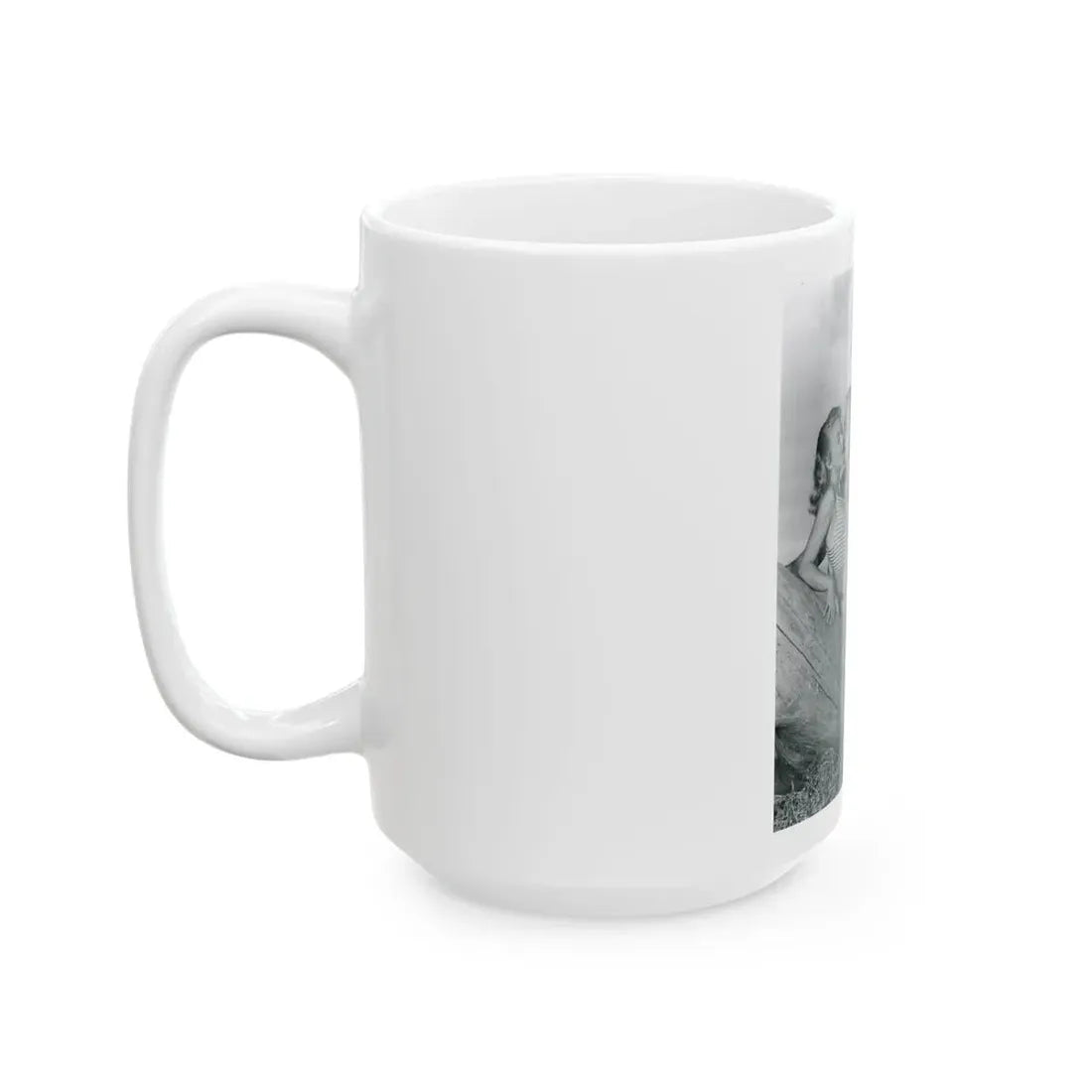 Lori Nelson #70 (Vintage Female Icon) White Coffee Mug - Go Mug Yourself