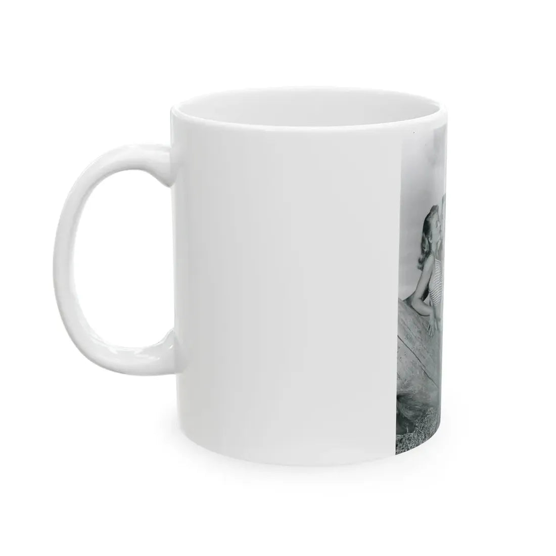 Lori Nelson #70 (Vintage Female Icon) White Coffee Mug - Go Mug Yourself