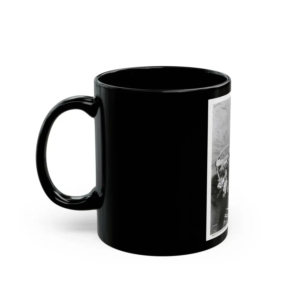 Lori Nelson #74 (Vintage Female Icon) Black Coffee Mug - Go Mug Yourself