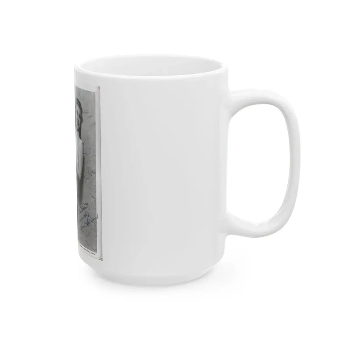 Lori Nelson #74 (Vintage Female Icon) White Coffee Mug - Go Mug Yourself
