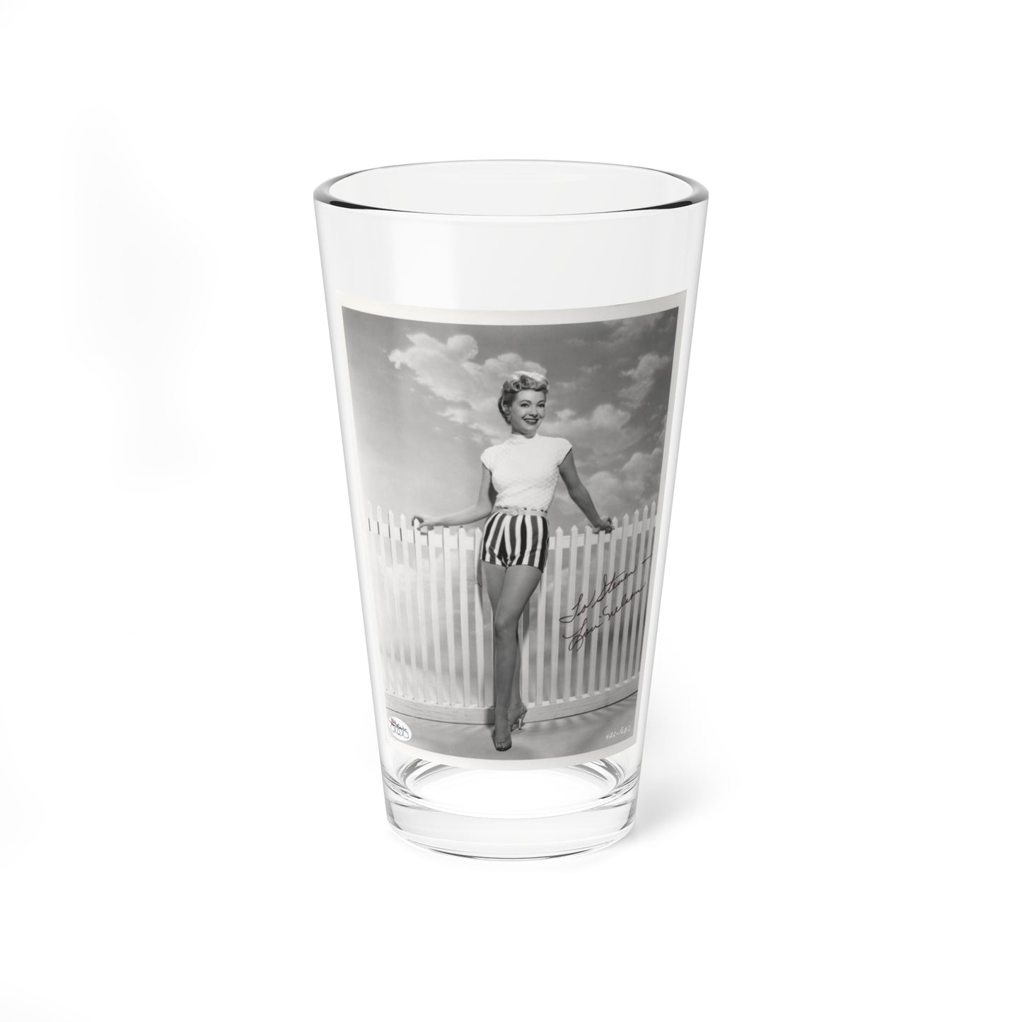 Lori Nelson #84 (Vintage Female Icon) Pint Glass 16oz-16oz-Go Mug Yourself