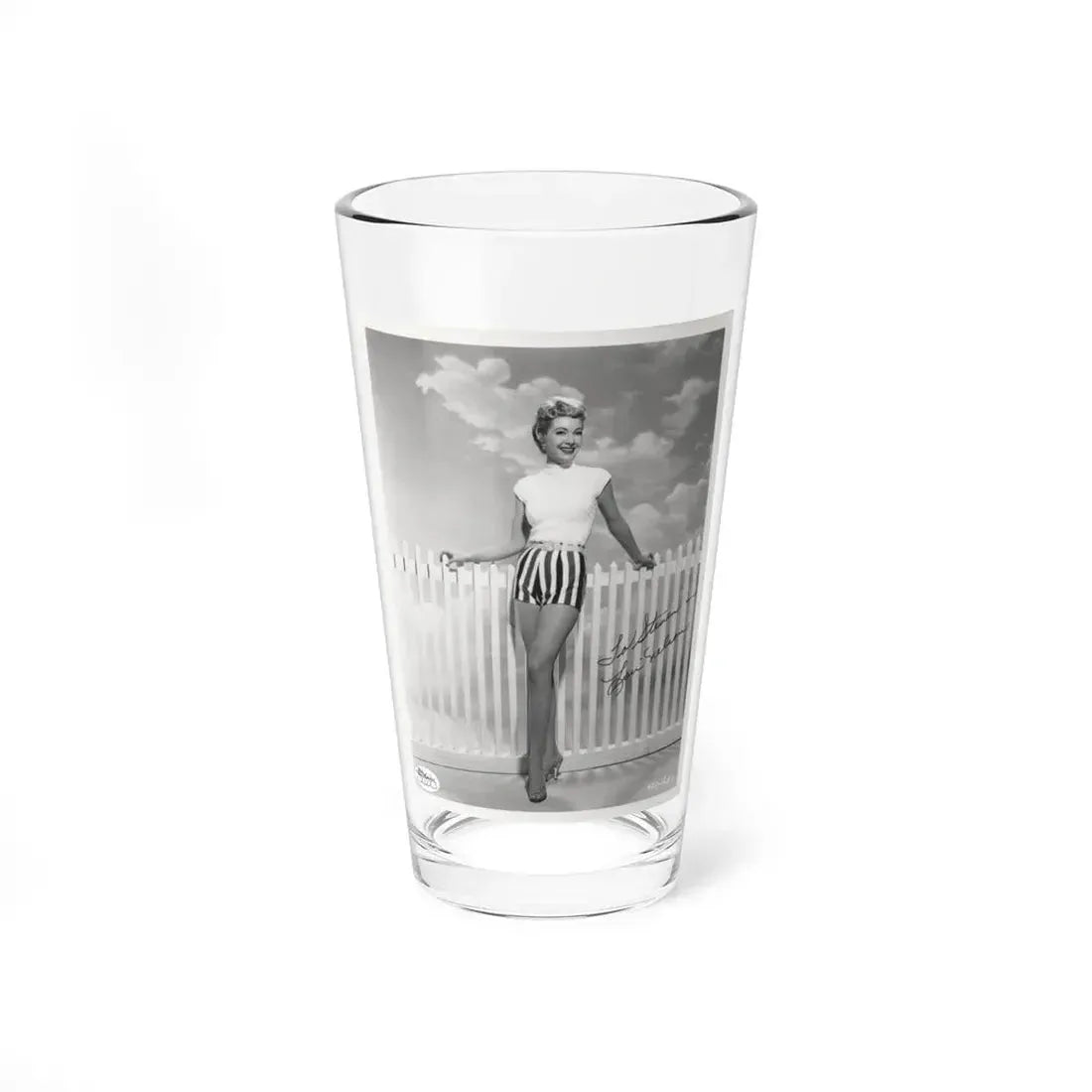 Lori Nelson #84 (Vintage Female Icon) Pint Glass 16oz 16oz - Go Mug Yourself