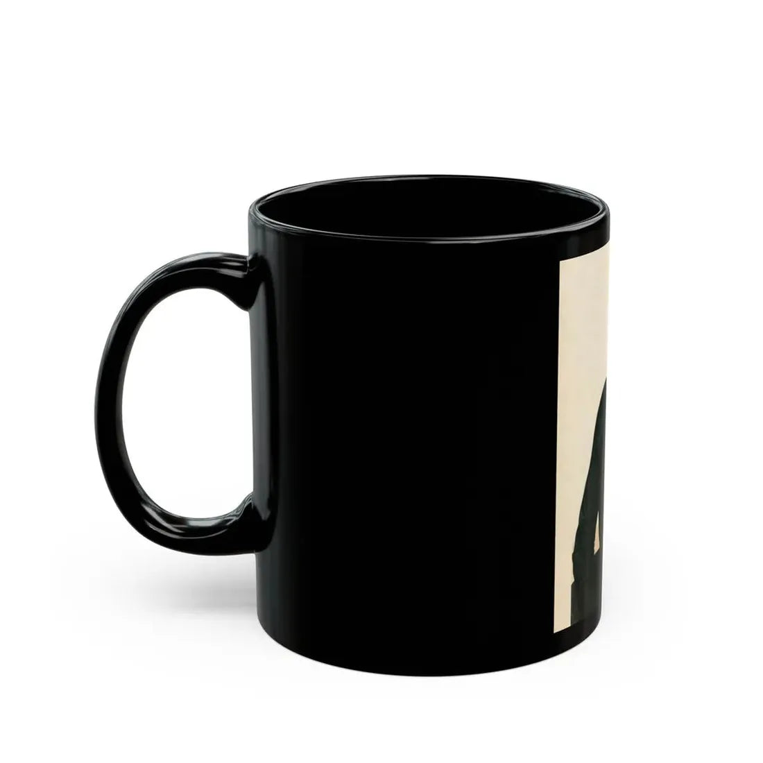 Lori Nelson #85 (Vintage Female Icon) Black Coffee Mug - Go Mug Yourself