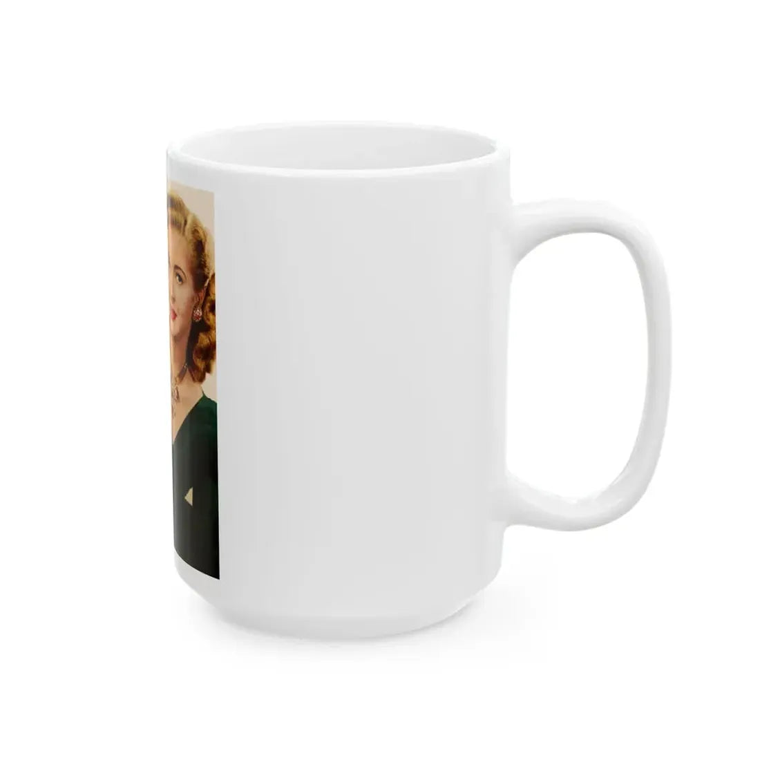 Lori Nelson #85 (Vintage Female Icon) White Coffee Mug - Go Mug Yourself