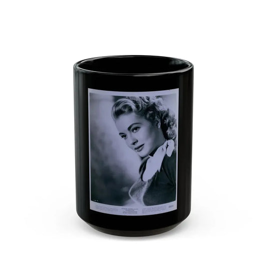 Lori Nelson #89 (Vintage Female Icon) Black Coffee Mug 15oz - Go Mug Yourself