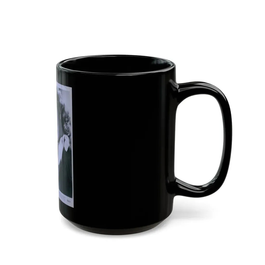 Lori Nelson #89 (Vintage Female Icon) Black Coffee Mug - Go Mug Yourself