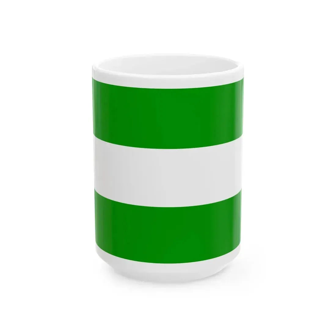 Los Rios Flag (Ecuador) White Coffee Mug 15oz - Go Mug Yourself