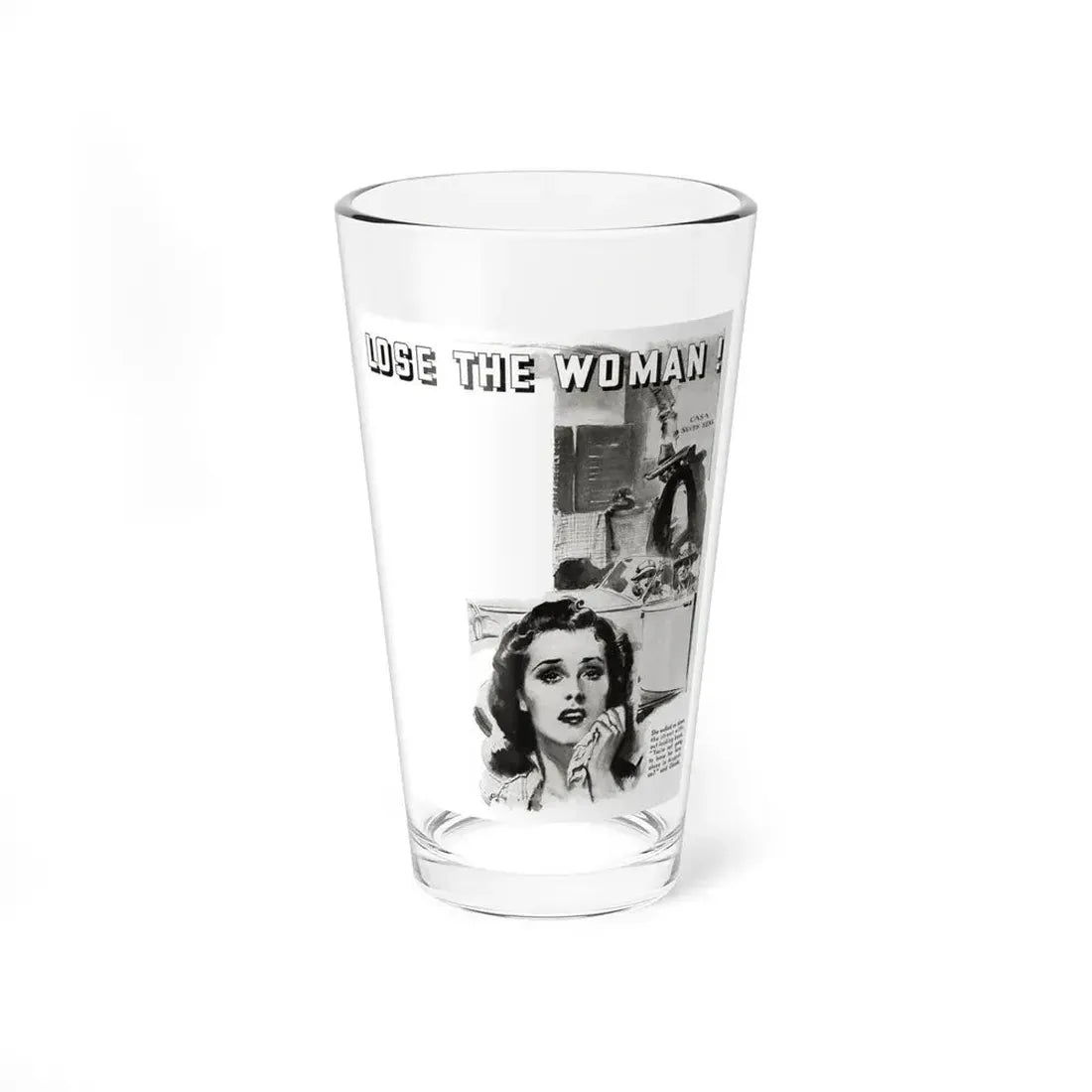Lose The Woman, part 5, Liberty magazine, December 3, 1938 - Pint Glass 16oz 16oz - Go Mug Yourself