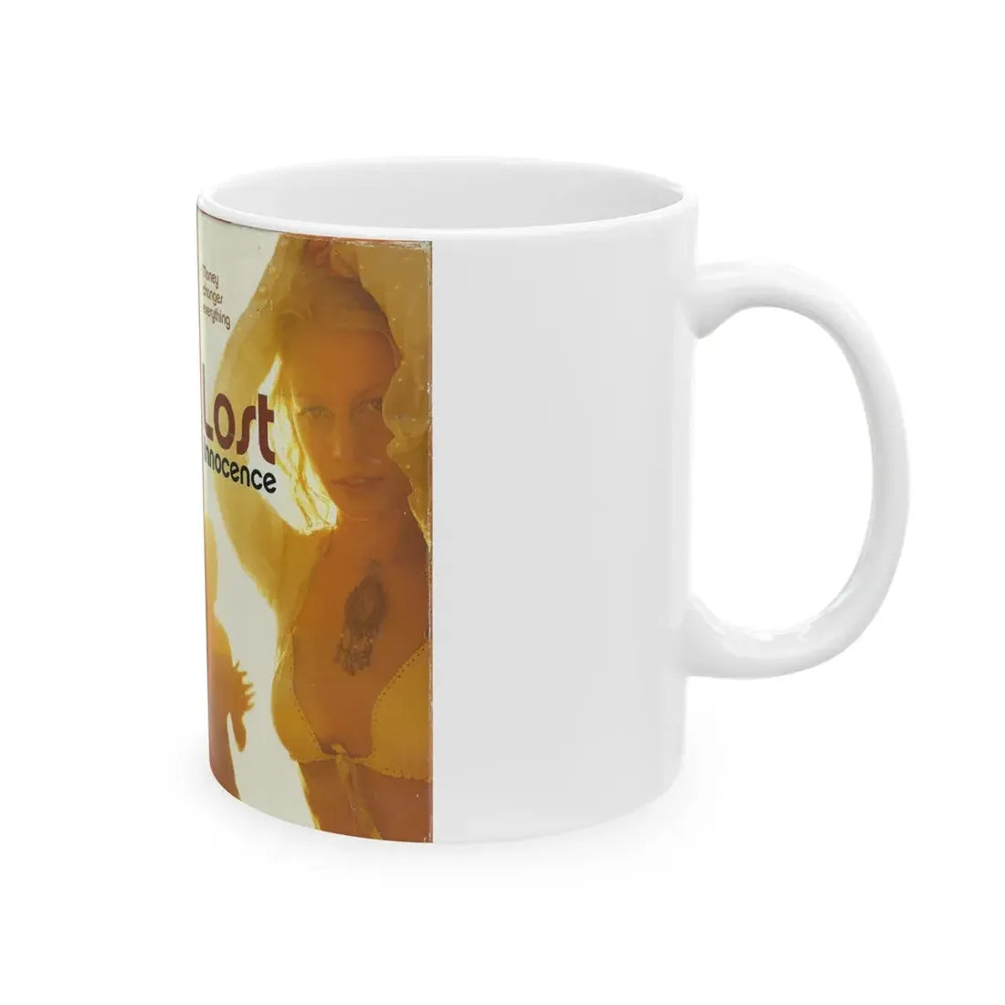 LOST INNOCENCE (VHS COVER) - White Coffee Mug - Go Mug Yourself