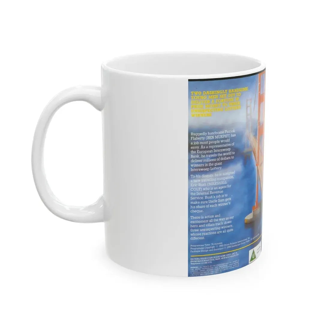 LOTTERY (VHS COVER) - White Coffee Mug - Go Mug Yourself