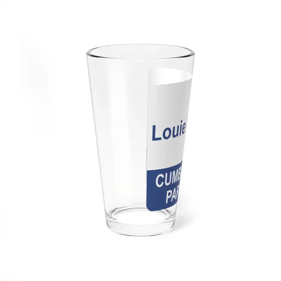 Louie B Nunn Cumberland Parkway (Kentucky) (Road Sign) Pint Glss 16oz - Go Mug Yourself