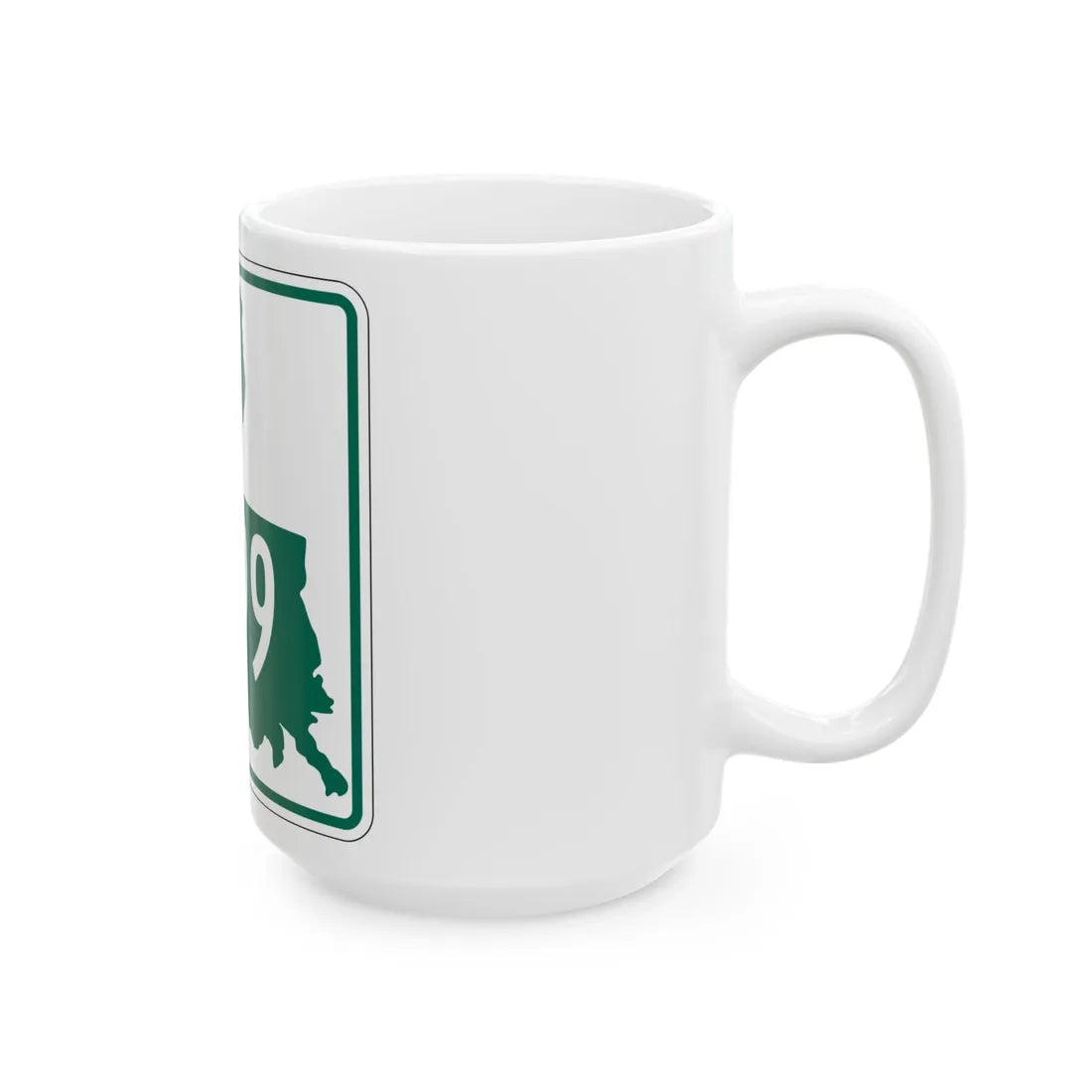 Louisiana 3199 (Louisiana) (Road Sign) White Coffee Mug - Go Mug Yourself