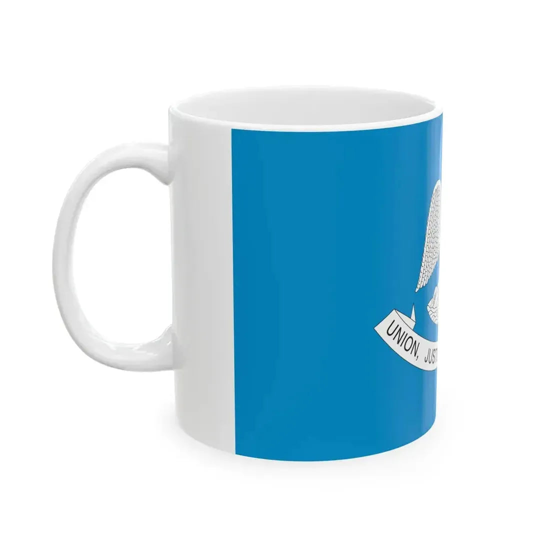 Louisiana Pelican Flag 1912 (United States) White Coffee Mug - Go Mug Yourself