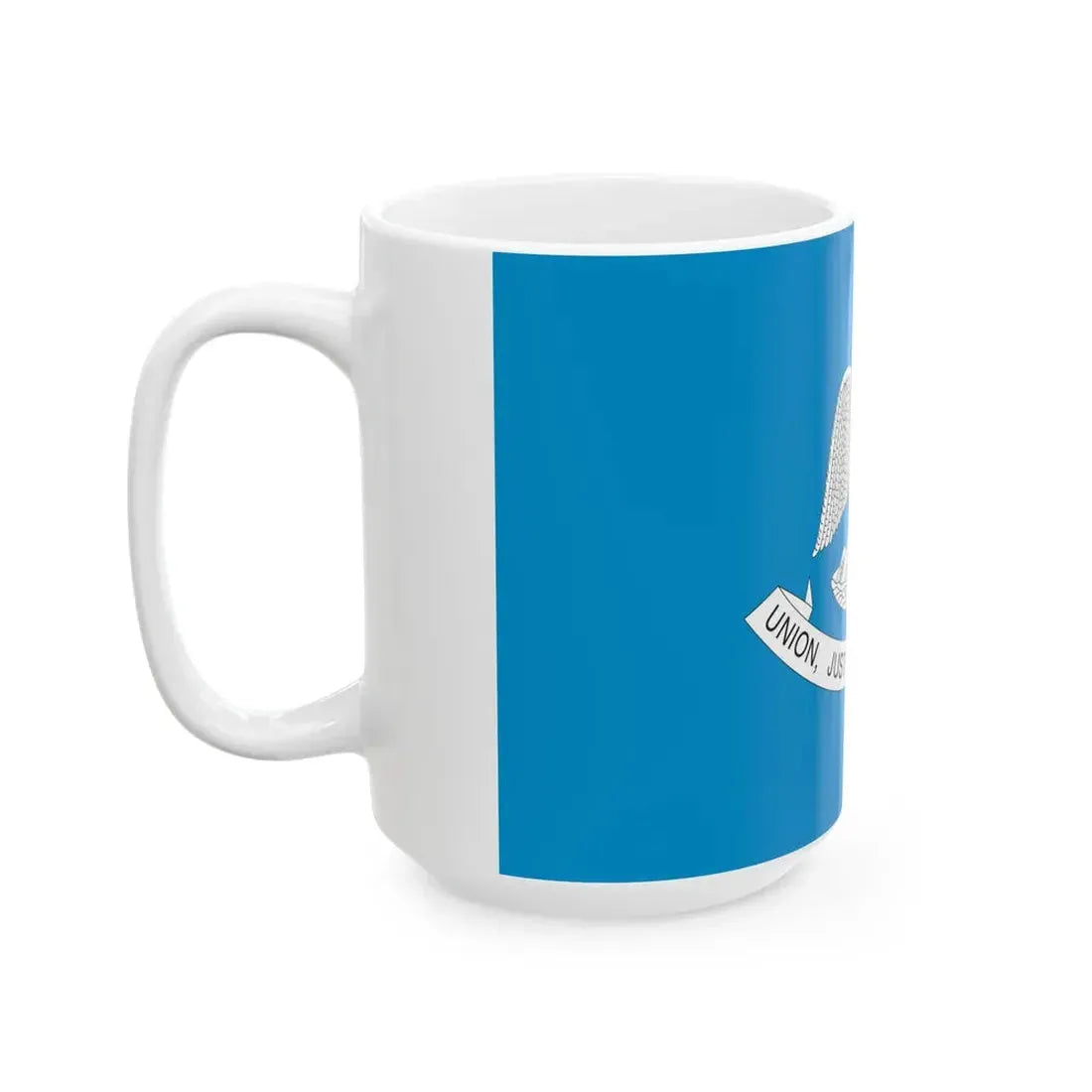 Louisiana Pelican Flag 1912 (United States) White Coffee Mug - Go Mug Yourself