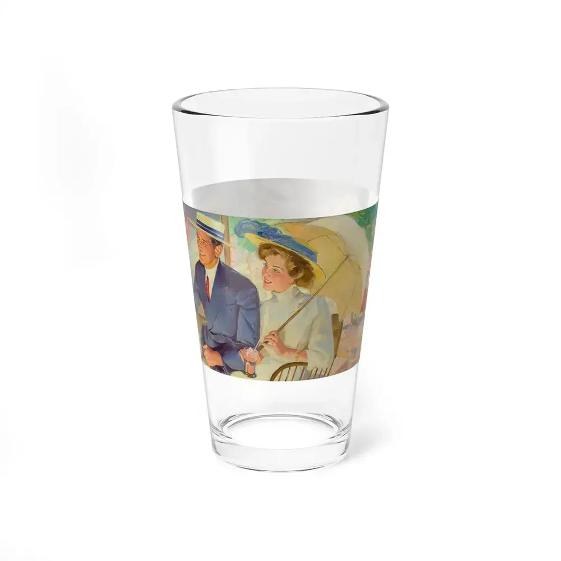 Lounging Couples - Pint Glass 16oz - Go Mug Yourself